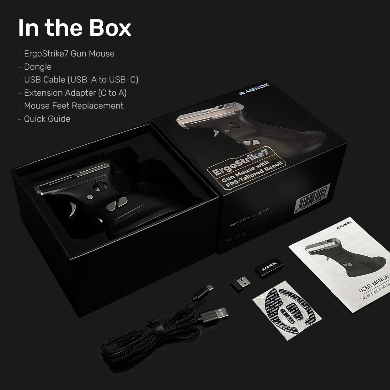 ErgoStrike7: Gun Mouse with FPS-Tailored Recoil